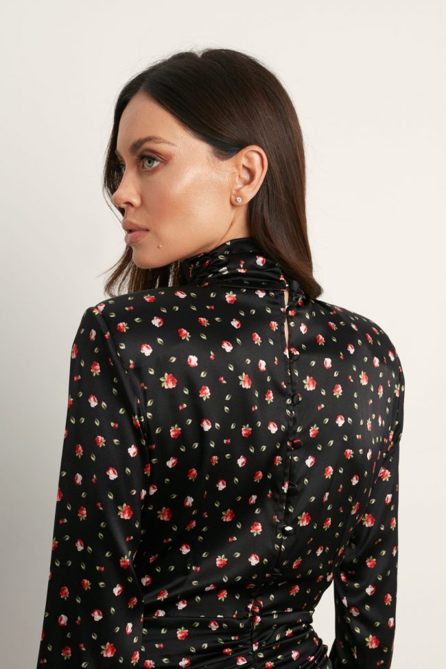 SUKIENKA Z JEDWABNEJ SATYNY EMMA