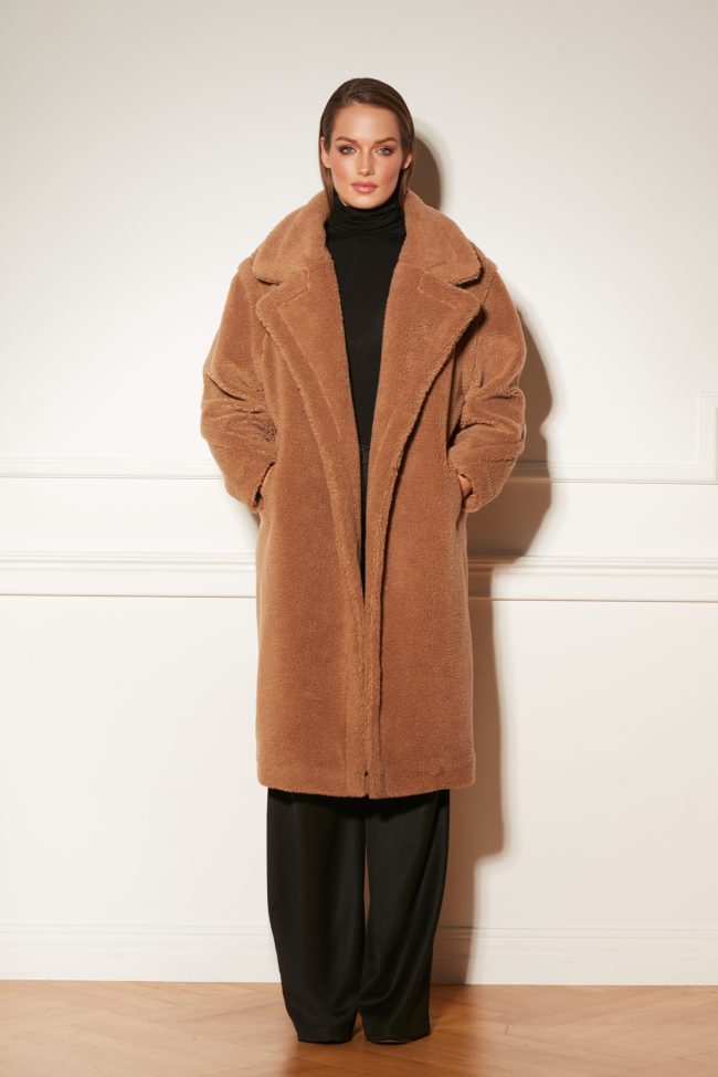 PŁASZCZ TEDDY CAMEL