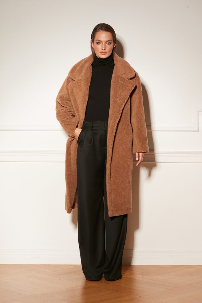 PŁASZCZ TEDDY CAMEL