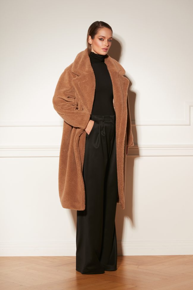 PŁASZCZ TEDDY CAMEL