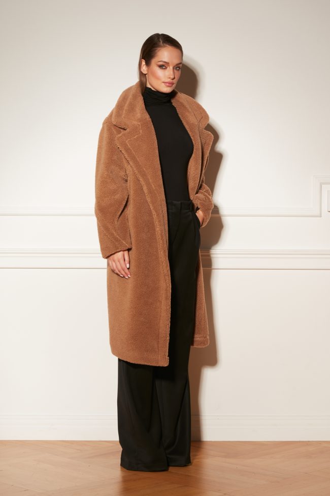 PŁASZCZ TEDDY CAMEL