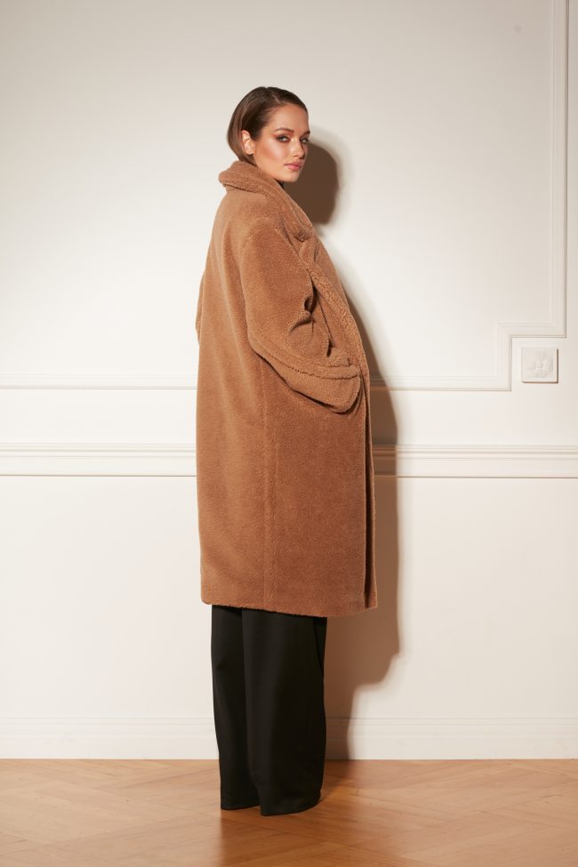 PŁASZCZ TEDDY CAMEL