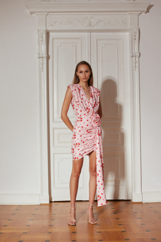 JEDWABNA SUKIENKA PARIS