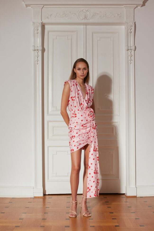 JEDWABNA SUKIENKA PARIS