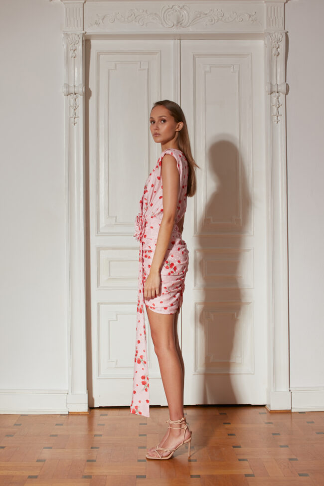 JEDWABNA SUKIENKA PARIS