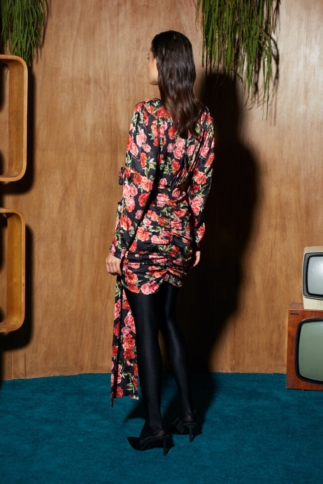 SUKIENKA CRIMSON ROSE