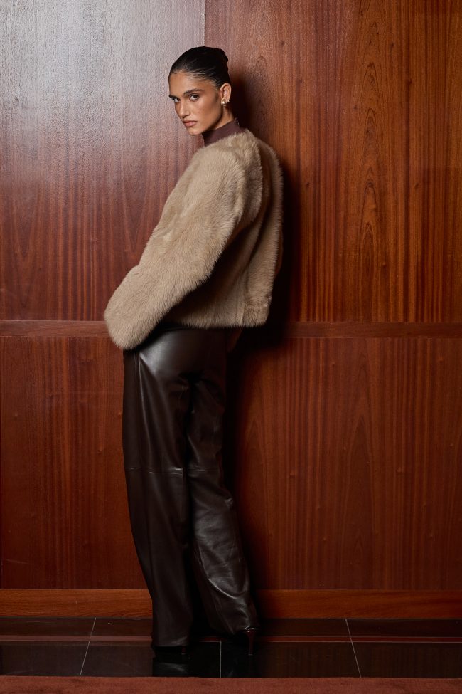 FUTRO TOSKANA W KOLORZE NATURALNEGO BEŻU