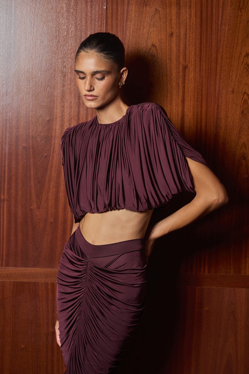 BURGUNDOWY TOP ROSY