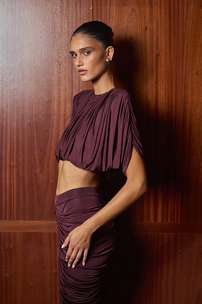 BURGUNDOWY TOP ROSY