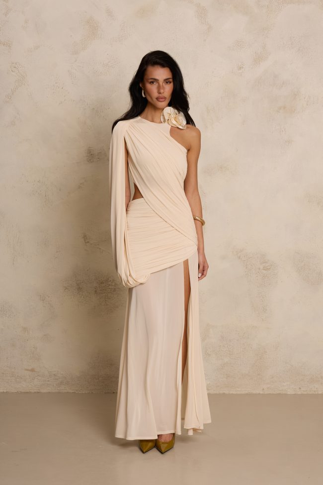 SUKIENKA ABY ROSE CREME BEIGE