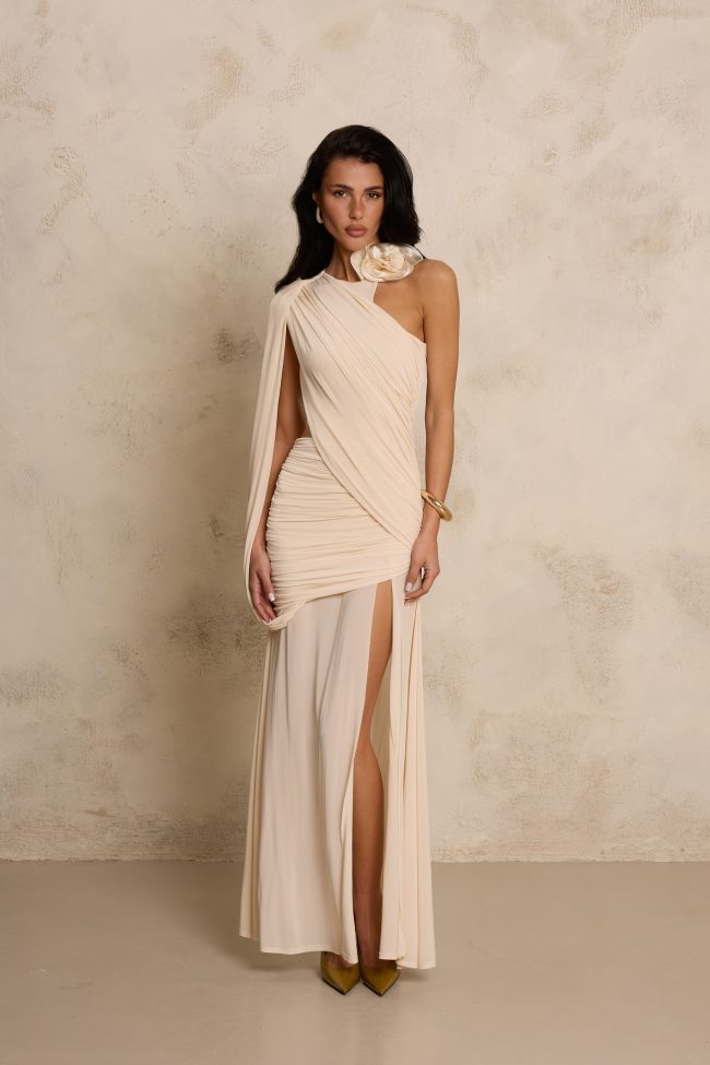 SUKIENKA ABY ROSE CREME BEIGE