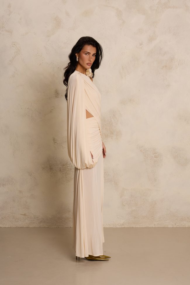 SUKIENKA ABY ROSE CREME BEIGE