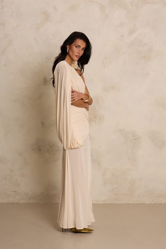 SUKIENKA ABY ROSE CREME BEIGE