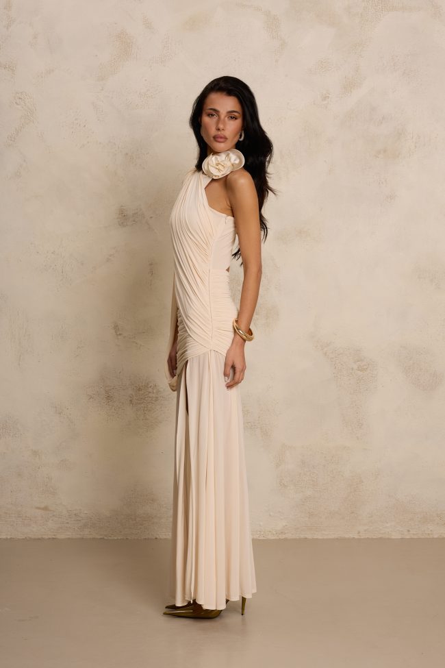 SUKIENKA ABY ROSE CREME BEIGE