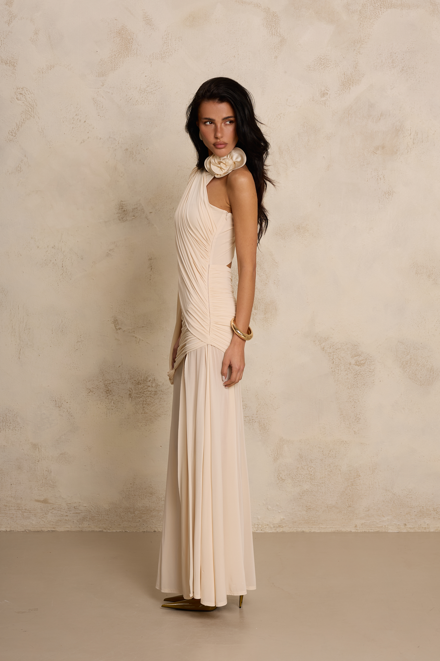 SUKIENKA ABY ROSE CREME BEIGE SUKIENKA ABY ROSE CREME BEIGE