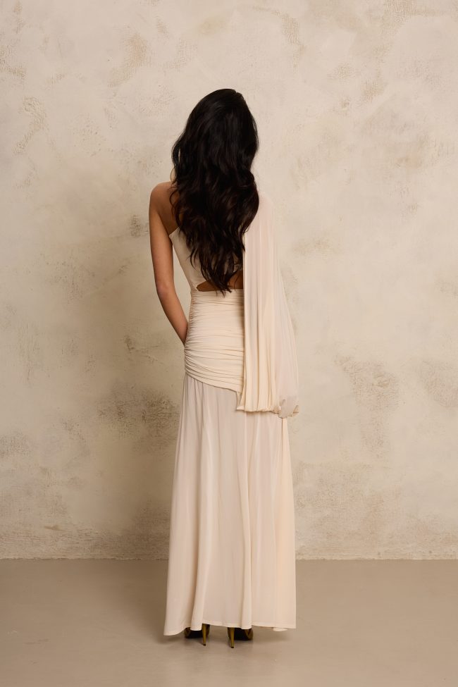 SUKIENKA ABY ROSE CREME BEIGE