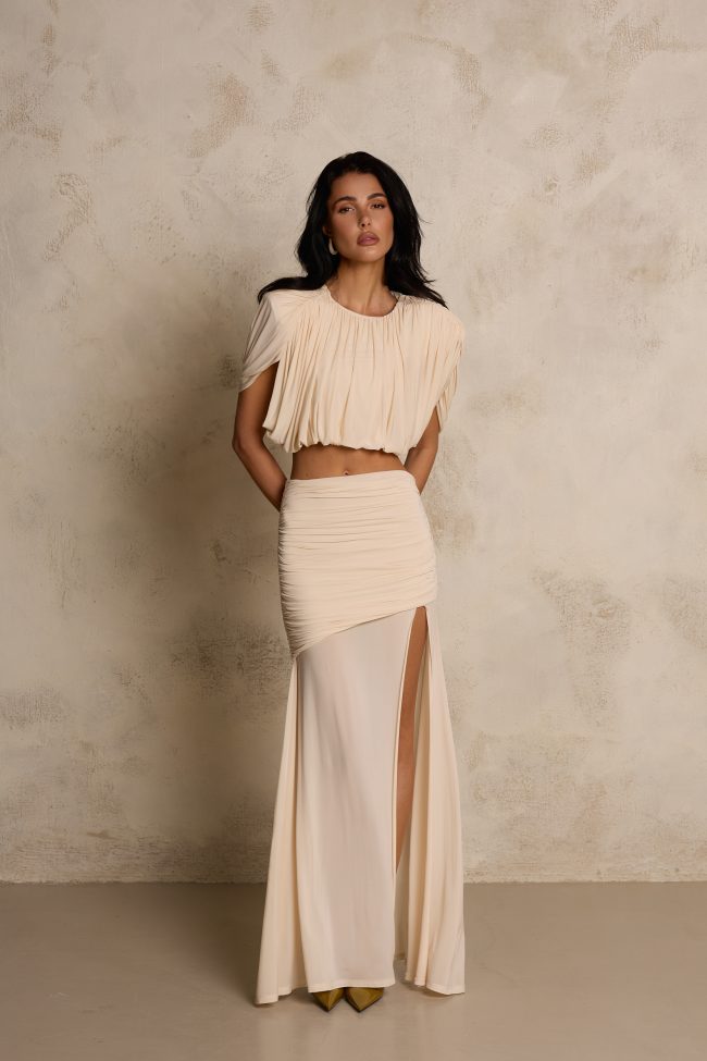 SPÓDNICA ALISON CREME