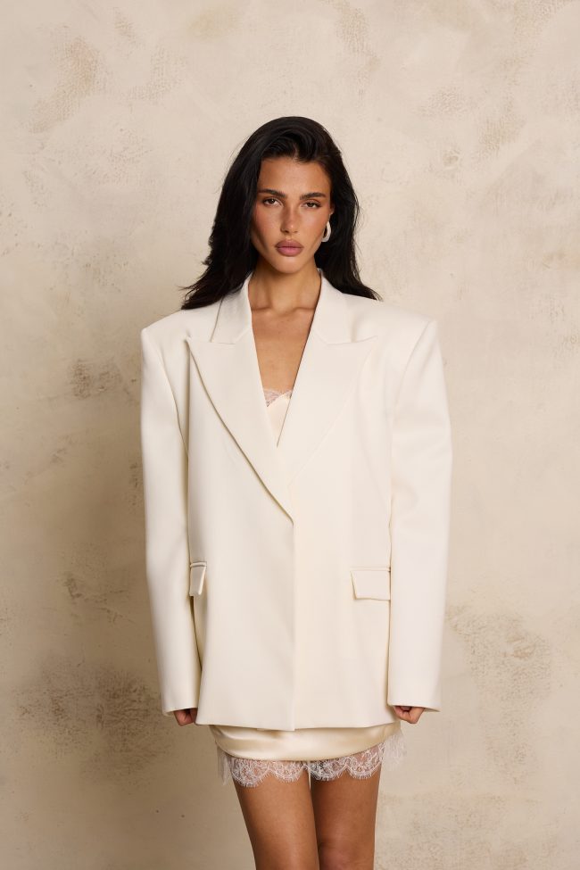 MARYNARKA Z JEDWABNEJ WEŁNY AMIRA