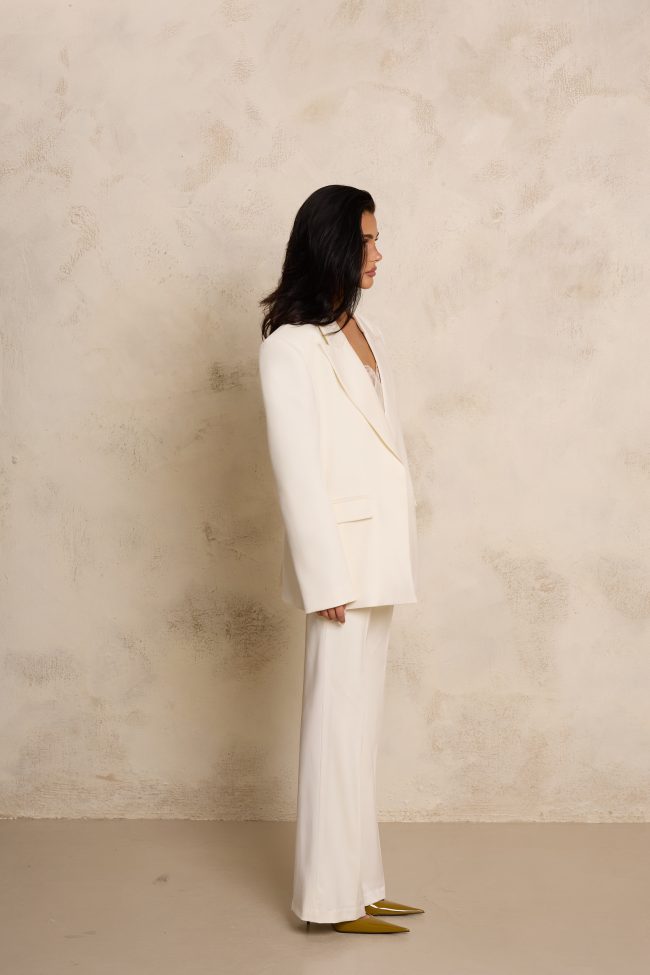 SPODNIE Z JEDWABNEJ WEŁNY JOSINE