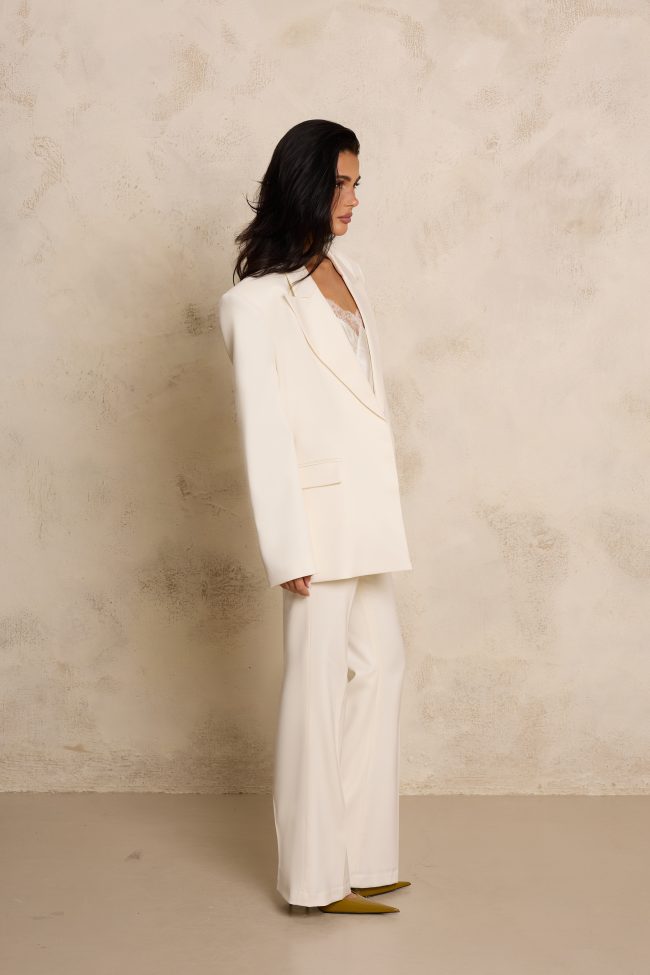 SPODNIE Z JEDWABNEJ WEŁNY JOSINE