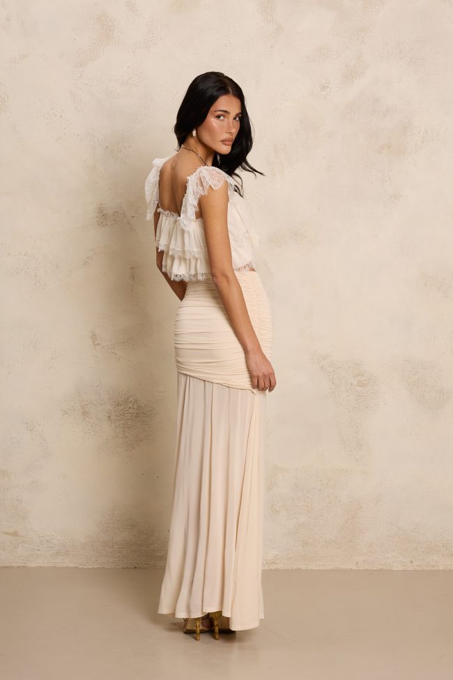 SPÓDNICA ALISON CREME