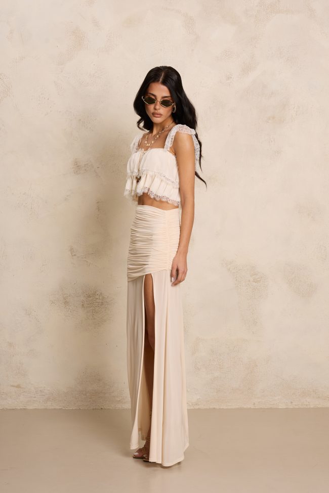 SPÓDNICA ALISON CREME