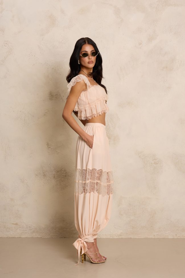 JEDWABNE SPODNIE ROSSY