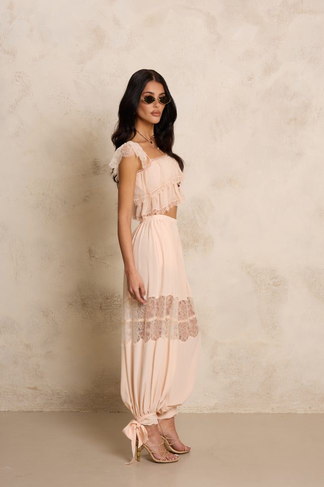 JEDWABNE SPODNIE ROSSY