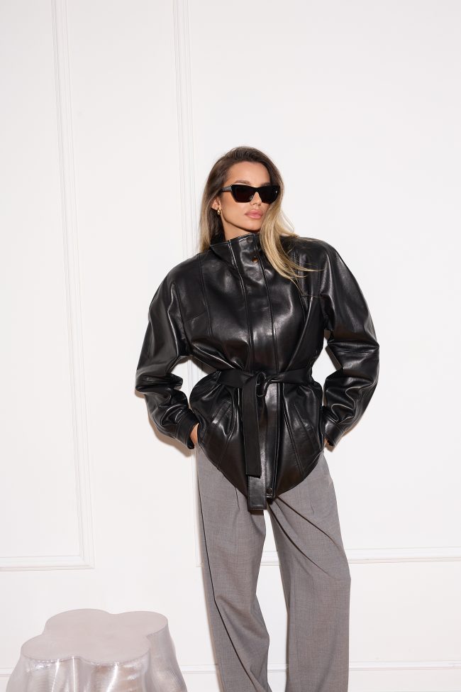 SKÓRZANA KURTKA ROXY BLACK