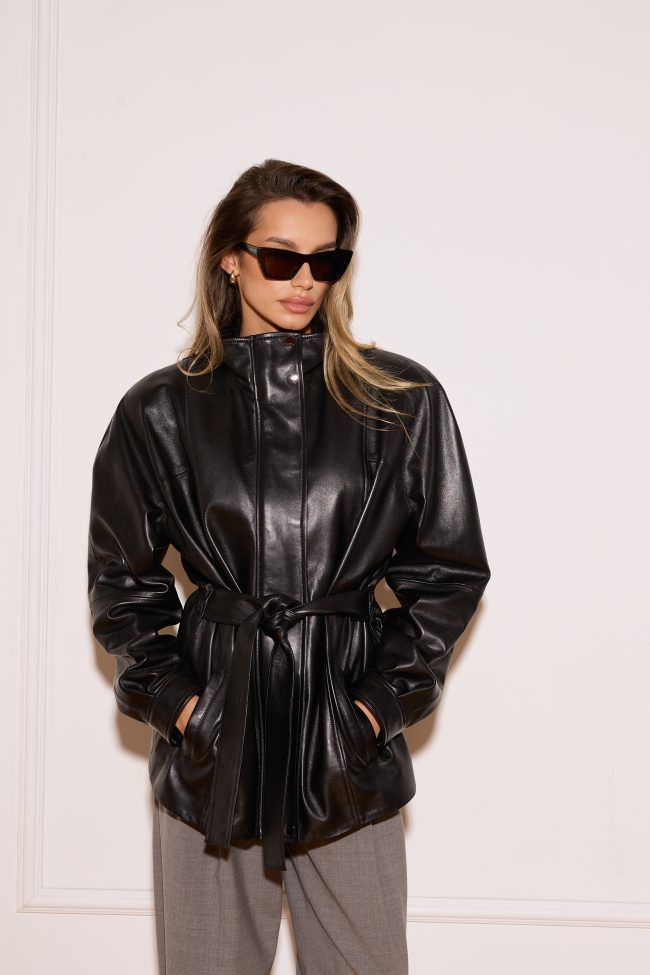 SKÓRZANA KURTKA ROXY BLACK